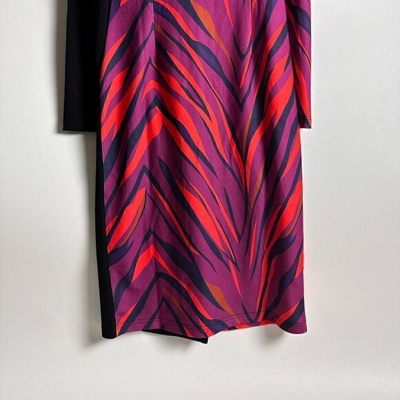 Color block  button down midi dress - Picture 11 of 13